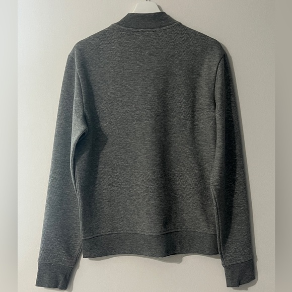 NEW men fashion gray light jacket with snap buttons size small by Express - Picture 4 of 5